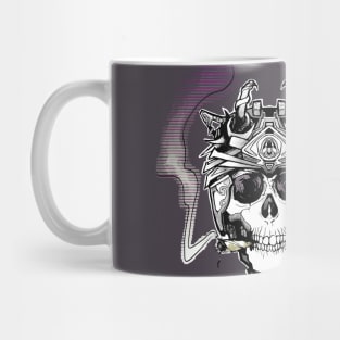 Skull helmet Mug